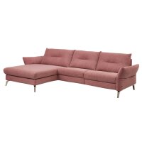 Interliving Sofa Serie 4400 - Ecksofa pastellvioletter Bezug GCP 8 - Stellfläche ca. 167 x 296 cm