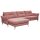Interliving Sofa Serie 4400 - Ecksofa pastellvioletter Bezug GCP 8 - Stellfläche ca. 167 x 296 cm