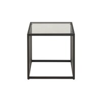 Beistelltisch Strington rauchfarbenes Glas &...