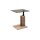 vierhaus Couchtisch 5653-GPA-EBI graues Parsolglas & Wildeiche bianco - ca. 55 x 47 cm