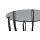 Beistelltisch Maya 1 Grau & Schwarz - Durchmesser ca. 50 cm