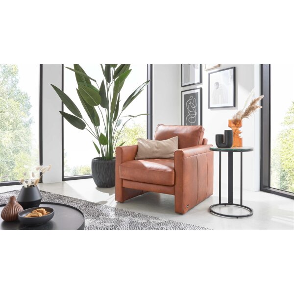 Interliving Sofa Serie 4004 - Sessel cognacfarbenes LongLife-Leder Z75-50
