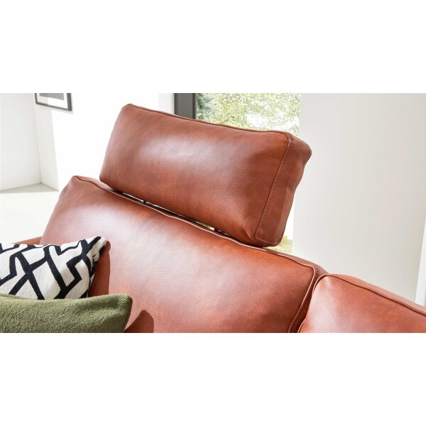 Interliving Sofa Serie 4004 - Kopfstütze cognacfarbenes LongLife-Leder Z75-50 - Breite ca. 60 cm