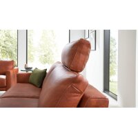Interliving Sofa Serie 4004 - Kopfstütze cognacfarbenes LongLife-Leder Z75-50 - Breite ca. 60 cm