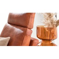 Interliving Sofa Serie 4004 - Kopfstütze cognacfarbenes LongLife-Leder Z75-50 - Breite ca. 60 cm