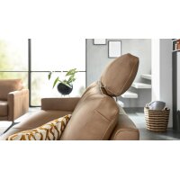 Interliving Sofa Serie 4004 - Kopfstütze fangofarbenes LongLife-Leder Z84-21 - Breite ca. 60 cm
