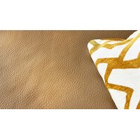 Interliving Sofa Serie 4004 - Polsterhocker fangofarbenes LongLife-Leder Z84-21 - ca. 70 x 60 cm