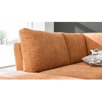 Interliving Sofa Serie 4004 - Ecksofa puderfarbene Chenille S43-17 - Stellfläche ca. 211 x 240 cm