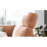 Interliving Sofa Serie 4004 - Kopfstütze puderfarbene Chenille S43-17 - Breite ca. 60 cm