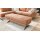 Interliving Sofa Serie 4004 - XXL-Hocker puderfarbene Chenille S43-17 - ca. 140 x 60 cm