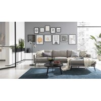 Interliving Sofa Serie 4004 - Ecksofa hellgraues...