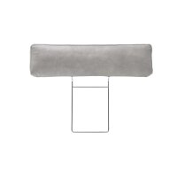 Interliving Sofa Serie 4004 - Kopfstütze hellgraues LongLife-Leder Z69-22 - Breite ca. 60 cm
