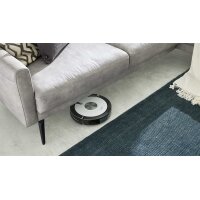 Interliving Sofa Serie 4004 - XXL-Hocker hellgraues LongLife-Leder Z69.22 - ca. 140 x 60 cm