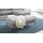 Interliving Sofa Serie 4004 - XXL-Hocker hellgraues LongLife-Leder Z69.22 - ca. 140 x 60 cm