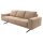 Interliving Sofa Serie 4004 - Dreisitzer sandfarbenes LongLife-Leder Z78-49 - Länge ca. 222 cm