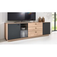 Interliving Wohnzimmer Serie 2025 - Lowboard Wildeiche,...