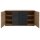 Interliving Wohnzimmer Serie 2025 - Sideboard Wildeiche, Anthrazit & Kork - vier Türen, zwei Schubladen, Breite ca. 175 cm