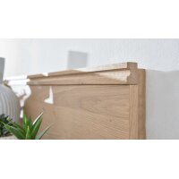 Interliving Wohnzimmer Serie 2025 - Wandregal Wildeiche & Parsolglas - Länge ca. 150 cm