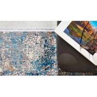 Interliving Teppich Serie L-8700 Grau-Blau – ca. 160 x 230 cm