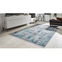 Interliving Teppich Serie L-8700 Grau-Blau – ca. 160 x 230 cm