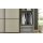 Interliving Kleiderschrank Serie 1205 – Schwebetürenschrank Champagner & Schiefer – drei Türen, Breite ca. 300 cm
