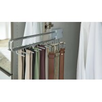 Interliving Kleiderschrank Serie 1205 – Falttürenschrank Weiß & Kieselgrau – sechs Türen, vier Schubladen, Breite ca. 300 cm