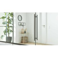 Interliving Kleiderschrank Serie 1205 – Falttürenschrank Weiß & Kieselgrau – sechs Türen, vier Schubladen, Breite ca. 300 cm