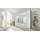 Interliving Kleiderschrank Serie 1205 – Falttürenschrank Weiß & Kieselgrau – sechs Türen, vier Schubladen, Breite ca. 300 cm