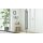 Interliving Kleiderschrank Serie 1205 – Falttürenschrank Weiß & Kieselgrau – sechs Türen, vier Schubladen, Breite ca. 300 cm