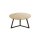 Couchtisch Artisan Eiche & schwarzes Metallgestell - Durchmesser ca. 80 cm
