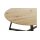 Couchtisch Artisan Eiche & schwarzes Metallgestell - Durchmesser ca. 80 cm