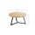 Couchtisch Artisan Eiche & schwarzes Metallgestell - Durchmesser ca. 80 cm