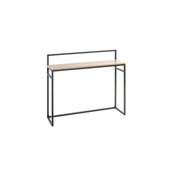 Konsole Artisan Eiche & schwarzes Metall - Breite ca. 100 cm
