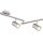 GLOBO Deckenstrahler Robby Nickel matt - sechs Spots, Länge ca. 180 cm