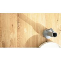 Interliving Esszimmer Serie 5104 – Esstisch helle Wildeiche & Edelstahl - ca. 200 x 100 cm