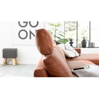 Interliving Sofa Serie 4004 - Kopfstütze cognacfarbenes LongLife-Leder Z75-50 - Breite ca. 90 cm