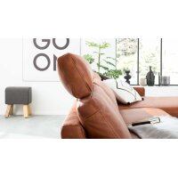 Interliving Sofa Serie 4004 - Kopfstütze cognacfarbenes LongLife-Leder Z75-50 - Breite ca. 90 cm