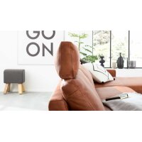 Interliving Sofa Serie 4004 - Kopfstütze cognacfarbenes LongLife-Leder Z75-50 - Breite ca. 90 cm