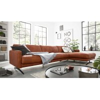 Interliving Sofa Serie 4004 - Ecksofa cognacfarbenes...