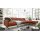 Interliving Sofa Serie 4004 - Ecksofa cognacfarbenes LongLife-Leder Z75-50 - Stellfläche ca. 300 x 170 cm