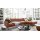 Interliving Sofa Serie 4004 - Ecksofa cognacfarbenes LongLife-Leder Z75-50 - Stellfläche ca. 300 x 170 cm