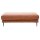 Interliving Sofa Serie 4004 - XXL-Hocker cognacfarbenes LongLife-Leder Z75-50 - ca. 140 x 60 cm