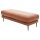 Interliving Sofa Serie 4004 - XXL-Hocker cognacfarbenes LongLife-Leder Z75-50 - ca. 140 x 60 cm