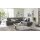 Modulmaster MM-ZE1059 - Ecksofa stahlfarbene Mikrofaser Holiday & matte Metallfüße - Stellfläche ca. 260 x 226 cm