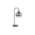 GLOBO Lampe-Serie Maxy - Tischleuchte Rauchglas & mattschwarzes Metall - Höhe ca. 54 cm