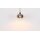 GLOBO Lampe-Serie Maxy - Tischleuchte Rauchglas & mattschwarzes Metall - Höhe ca. 54 cm
