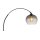 GLOBO Lampe-Serie Newcastle - Stehleuchte Rauchglas & mattschwarzes Metall - Höhe ca. 196 cm