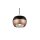 TRIO Leuchten Serie Orbit - Hängelampe mattschwarzes Metall - Durchmesser ca. 16 cm