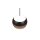 TRIO Leuchten Serie Orbit - Hängelampe mattschwarzes Metall - Durchmesser ca. 16 cm