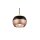 TRIO Leuchten Serie Orbit - Hängelampe mattschwarzes Metall - Durchmesser ca. 16 cm